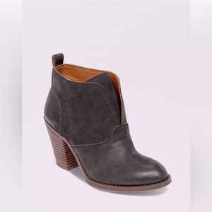 Lucky Brand Ehllen High Heel Booties - Black Leather - Size 7.5